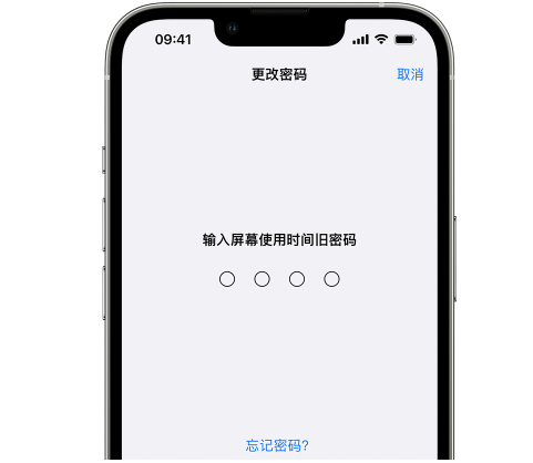 武乡iPhone屏幕维修分享iPhone屏幕使用时间密码忘记了怎么办 