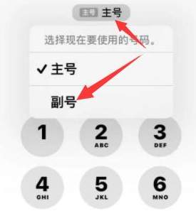 武乡苹果14维修店分享iPhone 14 Pro Max使用副卡打电话的方法 