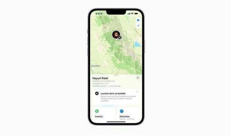 武乡苹果14维修分享iPhone14系列中 FindMy功能通过卫星分享位置方法教程 